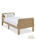 Homestyle4u Komfortbett 90x200 mit Lattenrost in Braun