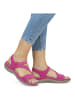 rieker Sandalen in Fuchsia