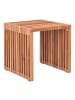 ebuy24 Couchtisch Pego Teak 40 x 40 cm
