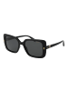 Polaroid Frauen Sonnenbrille Rechtwinklig Schwarz