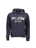 Plein Sport Blau Baumwolle Herren mit Kapuze Sweatshirt