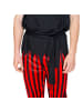 tectake Bequeme Stretch-Jersey-Hose mit Gummizug, schwarz