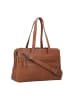 Plevier Hearst Aktentasche Leder 43 cm Laptopfach cognac