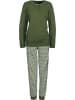 Erwin Müller Single-Jersey Schlafanzug in olivgrün