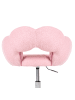 Beliani Bürostuhl WHIZZY in Rosa/Silber - (W) 59 x (H) 64 x (L) 50 cm