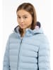 myMo Damen Wattierter Steppmantel in Hellblau
