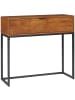 HOMCOM Konsolentisch-80L x 30B x 76H cm-Braun