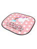 Mr. & Mrs. Panda Sonnenblende Auto Einhorn Pupsen mit Spruch in Rot Pastell