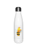 Mr. & Mrs. Panda Metallflasche Biene König ohne Spruch in Weiß