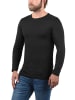 !SOLID Rundhalsshirt in schwarz