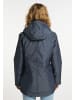 Schmuddelwedda Winterjacke in Marine Melange