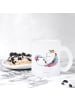 Mr. & Mrs. Panda Trinkglas Einhorn Wolke 7 ohne Spruch in Transparent