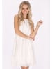 IZIA Damen Kleid in Weiss