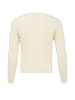 eucaly Damen Strickpullover in Wollweiss