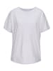 LASCANA Kurzarmshirt in lavendel
