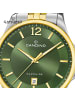 Candino Analog-Armbanduhr Candino Classic silber, gold groß (ca. 42mm)