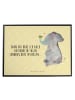 Mr. & Mrs. Panda Tischunterlage Elefant Biene mit Spruch in Gelb Pastell