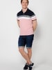 KOROSHI Kurzarm-Polo in pink