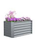 VCM  Metall Hochbeet Gartenbeet 180x90 Galdo L in Silber
