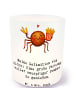 Mr. & Mrs. Panda Teelichthalter Spinne Agathe Pommes mit Spruch in Transparent