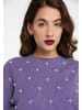 faina Damen Strickpullover in lila