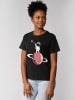wat? Apparel T-Shirt Astronaut says Hi in Schwarz