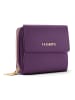 Lazarotti Bologna Leather Zip-Around Geldbörse Leder 12 cm in purple