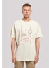 F4NT4STIC T-Shirt Kreuz Pik Herz Karo Poker Kartenspiel in sand