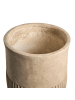 Beliani Outdoor Blumentopf PYLAROS in Beige - (W) 36 x (H) 47 x (L) 36 cm