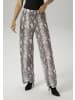 Aniston CASUAL Schlupfhose in hellbeige-dunkelbraun-braun-hellbraun