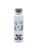 Mr. & Mrs. Panda Große Wasserflasche Panda Bester Sohn der Welt ... in Weiß