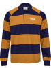 Hummel Longsleeve "Loose Striped Polo Longsleeve" in Blau