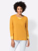 Sieh an! Langarmshirt in curry