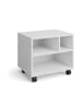 relaxdays Rollcontainer in Weiß - (B)40 x (H)35,5 x (T)30 cm