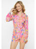 Usha Jumpsuit in pink multicolor