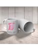 Mr. & Mrs. Panda Teetasse Axolotl Glücklich mit Spruch in Grau Pastell