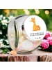 Mr. & Mrs. Panda Bonbonglas Einhorn Fuchs mit Spruch in Weiß