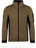 Normani Outdoor Sports Herren Strick-Fleecejacke Wapusk in Beige