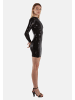 TOOCHE Kleid "Disco" in Schwarz