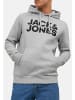 Jack & Jones Sweatshirt / Hoodie Corp in Grau / schwarz