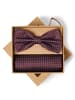 Finshley & Harding London Fliege in bordeaux - 0003