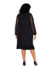 Ulla Popken Kleid in schwarz