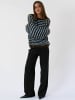 TeeShoppen Pullover Sienna Knit in Brown-Blue
