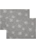Erwin Müller Baumwolle Tischset 2er-Pack in grau