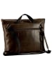 Leonhard Heyden Porto Umhängetasche Leder 32 cm graubraun
