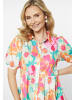 Usha Women Dress in pink multicolor