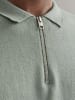 Jack & Jones Gestricktes Polo in Iceberg Green