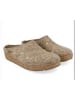 HAFLINGER Hausschuhe Damen Grizzly Cuoricini in Beige