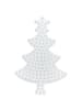 Hama Stiftplatte Weihnachtsbaum für Midi-Bügelperlen in weiß