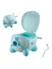 relaxdays Töpfchen "Flugzeug" in Mint - (B)31 x (H)27 x (T)40 cm
